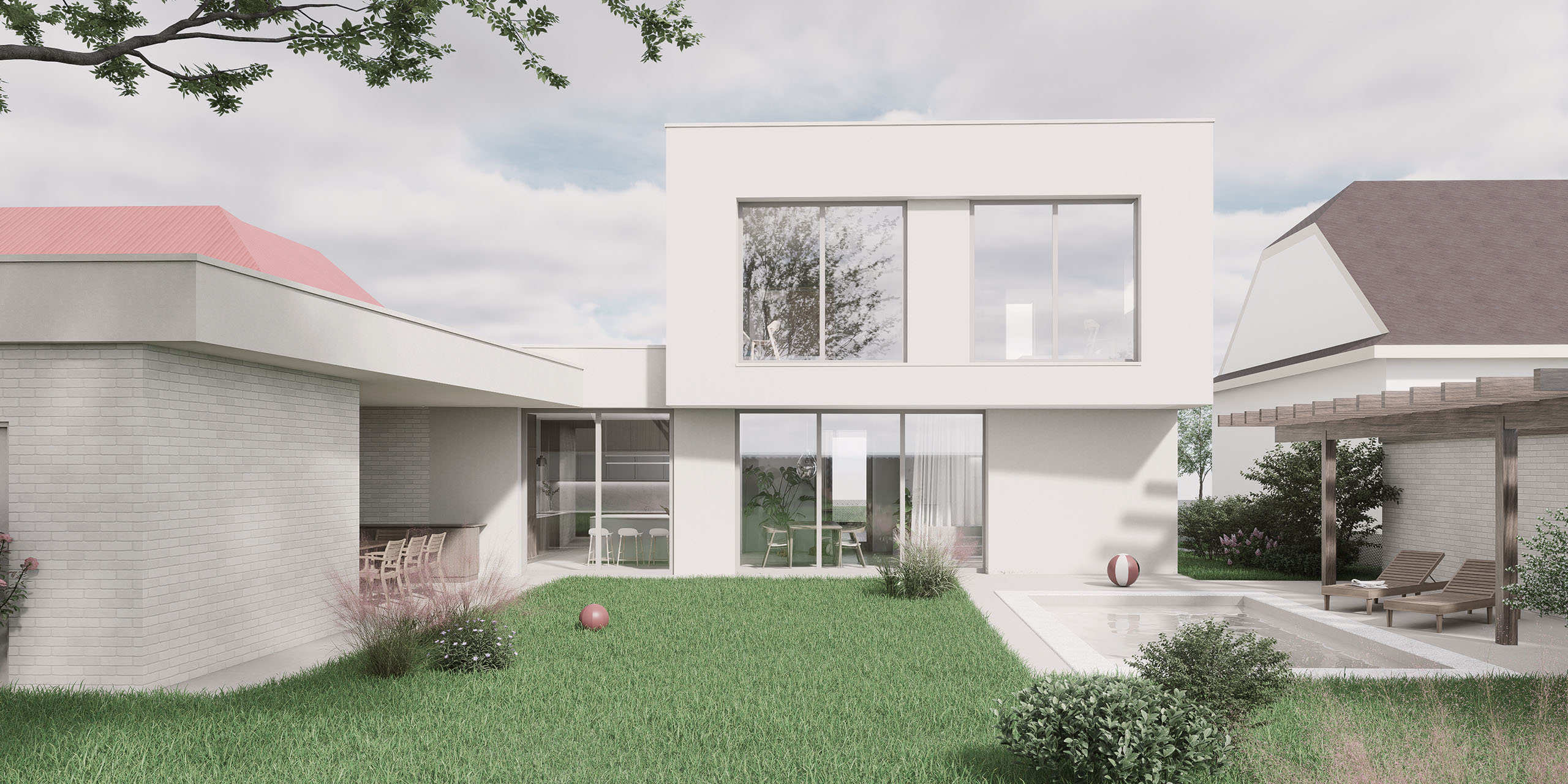 vizualizace rodinného domu